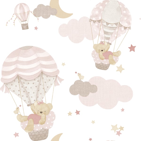 Galerie Wallpaper Product code: 14818 - Little Explorers 2 Wallpaper Collection - Pink Beige Colours -  