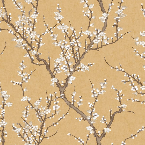 Galerie Wallpaper Product code: 1903-2 - Spring Blossom Wallpaper Collection - Yellow Colours -  