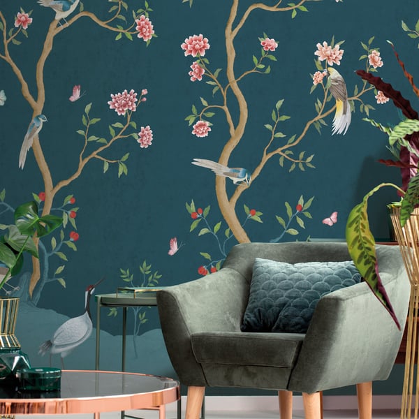Galerie Wallpaper Product code: 1911-3_2 - Spring Blossom Wallpaper Collection - Green Colours -  