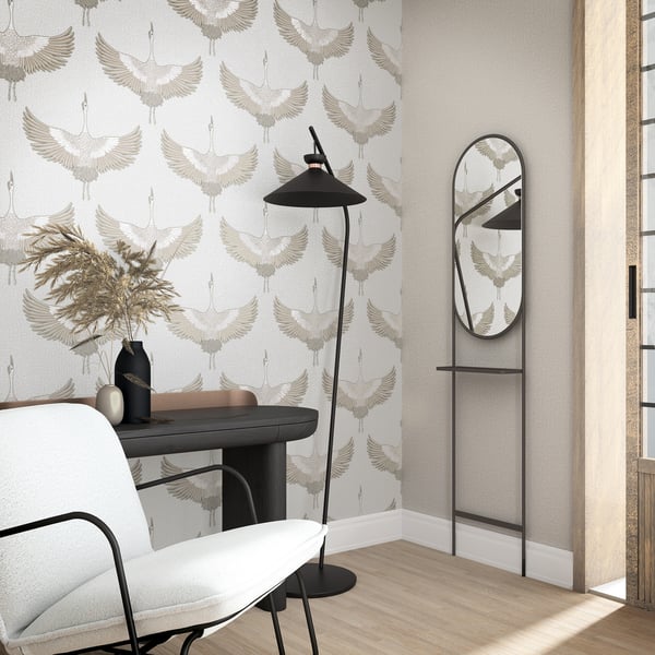 Galerie Wallpaper Product code: 34529_2 - Kumano Wallpaper Collection - White, Beige Colours -  