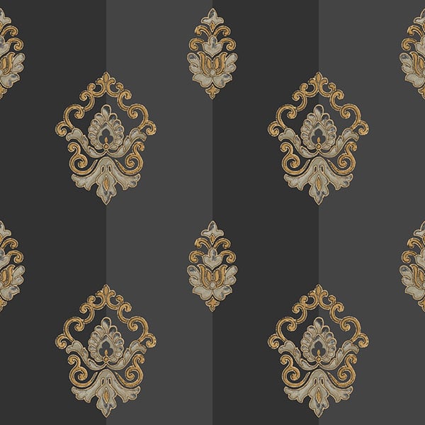 Galerie Wallpaper Product code: 4629 - Italian Glamour Wallpaper Collection - Black Colours -  