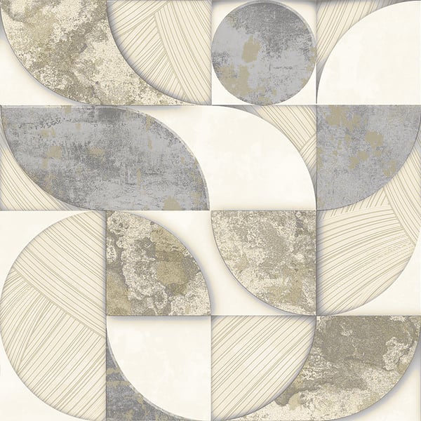 Galerie Wallpaper Product code: 49311 - Stratum Wallpaper Collection - cream beige silver Colours -  