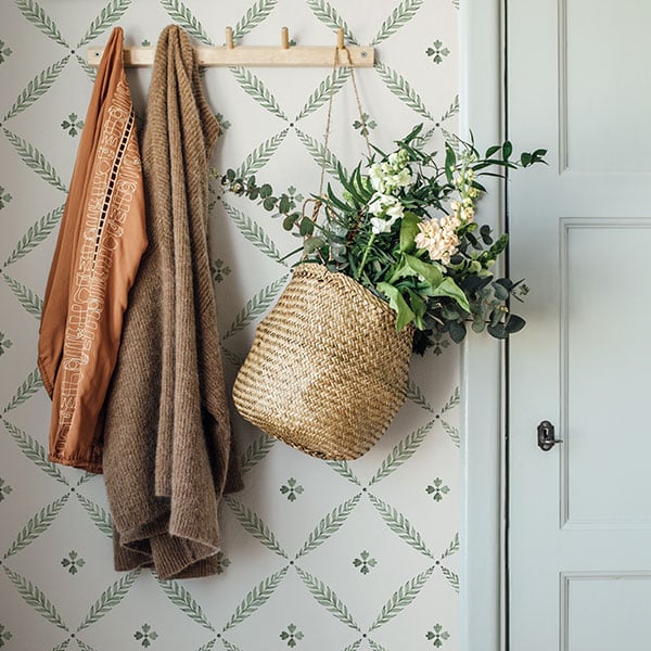 Galerie Wallpaper Product code: 51024R - Blomstermala Wallpaper Collection - Green White Colours -  