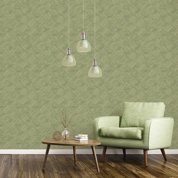 Galerie Wallpaper Product code: 7355R - Evergreen Wallpaper Collection - Green Colours -  