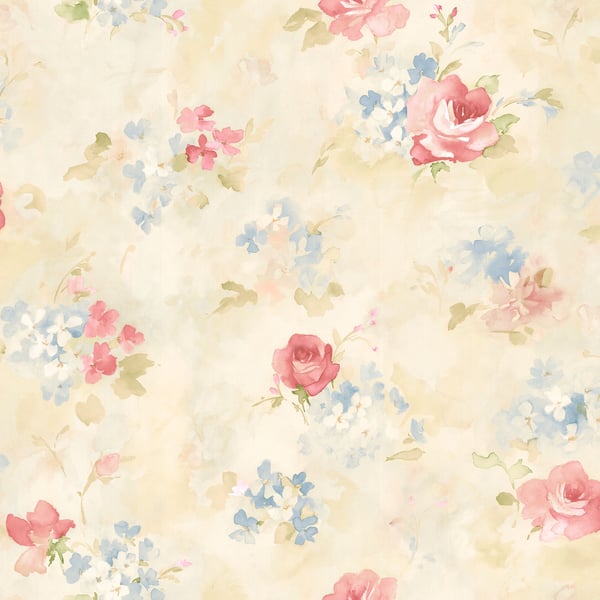Galerie Wallpaper Product code: AB42418 - Abby Rose 4 Wallpaper Collection - Pink Blue Cream Colours -  