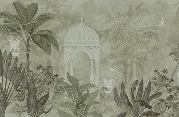 Galerie Wallpaper Product code: BB30197 - Bombay Design Wallpaper Collection - Green Colours -  