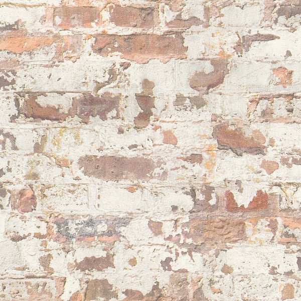 Galerie Wallpaper Product code: BB51121 - Bricks And More Wallpaper Collection - Grey Orange White Colours -  