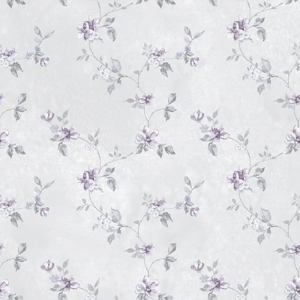Galerie Wallpaper Product code: G34163 - Country Cottage Wallpaper Collection - Lilac Grey Colours -  
