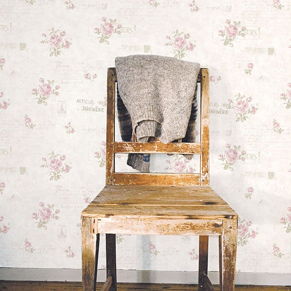 Galerie Wallpaper Product code: G45085R - Vintage Rose Wallpaper Collection - Pink Cream Colours -  