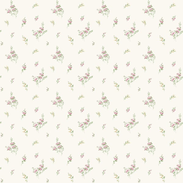 Galerie Wallpaper Product code: G67918 - Miniatures 2 Wallpaper Collection - Pink White Green Colours -  