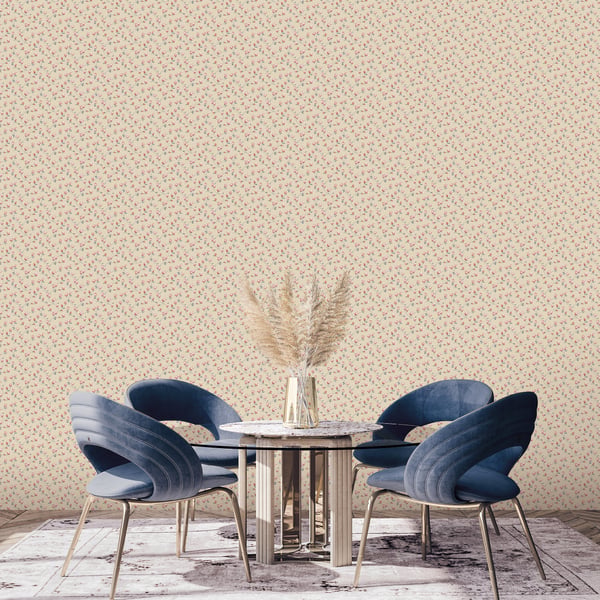 Galerie Wallpaper Product code: G68724_2 - Miniatures 3 Wallpaper Collection - Tan,Navy,Red Colours -  