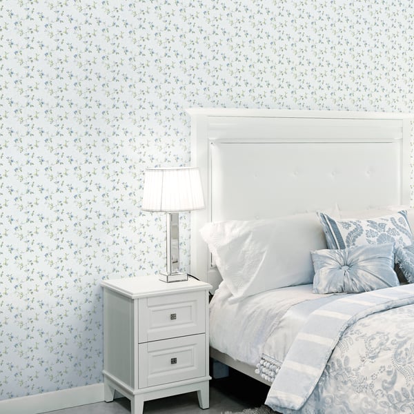Galerie Wallpaper Product code: PF38175_2 - Pretty Prints Wallpaper Collection - Blue, Green Colours -  