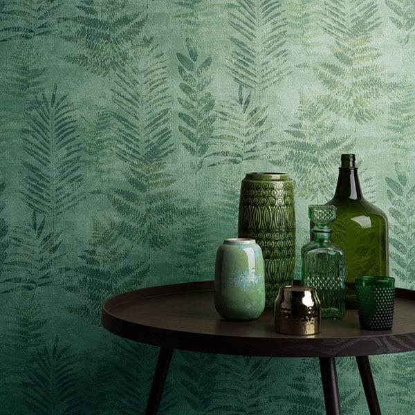 Galerie Wallpaper Product code: TP21261R - Passenger Wallpaper Collection - Dark Green Colours -  
