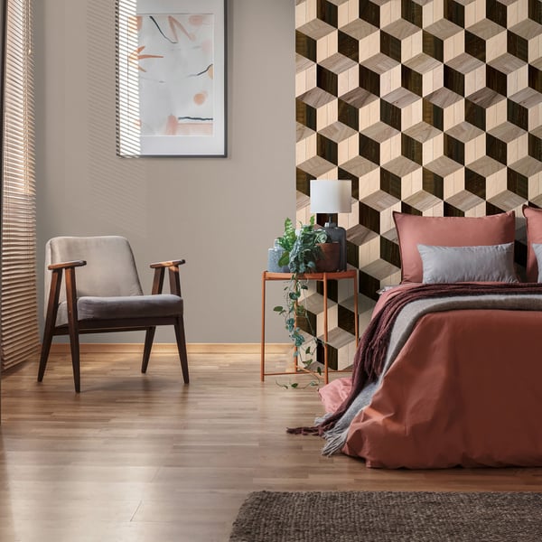 Galerie Wallpaper Product code: WH45202M_2 - Welcome Home Murals Wallpaper Collection - Beige, Brown, Cream Colours -  