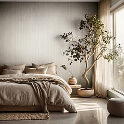 Galerie Wallcoverings Product Code 35830 - Fashion Icon Wallpaper Collection - Beige Grey Colours - Stripes Design