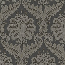 Galerie Wallcoverings Product Code 35929 - Ornamenta Wallpaper Collection - Anthracite Grey Colours -  