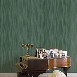 Galerie Wallcoverings Product Code: 42565 - Opulence Wallpaper Collection Galerie Wallcoverings Product Code 42565 - Opulence Wallpaper Collection - Dark Green Colours - Pleated Texture Design