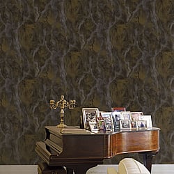 Galerie Wallcoverings Product Code: 42579 - Opulence Wallpaper Collection Galerie Wallcoverings Product Code 42579 - Opulence Wallpaper Collection - Brown Gold Colours - Marble Texture Design
