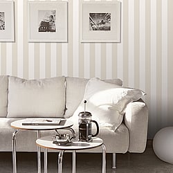 Galerie Wallcoverings Product Code: G67526 - Smart Stripes 2 Wallpaper Collection Galerie Wallcoverings Product Code G67526 - Smart Stripes 2 Wallpaper Collection - Taupe Colours - Awning Stripe Design