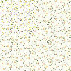 Galerie Wallcoverings Product Code: G67891 - Miniatures 3 Wallpaper Collection Galerie Wallcoverings Product Code G67891 - Miniatures 3 Wallpaper Collection - Yellow Green White Colours - Small Rose Trail Design
