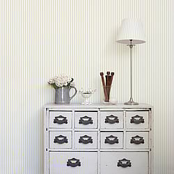 Galerie Wallcoverings Product Code: SY33930 - Simply Stripes 2 Wallpaper Collection Galerie Wallcoverings Product Code SY33930 - Simply Stripes 2 Wallpaper Collection - Green Colours - Ticking Stripe Design