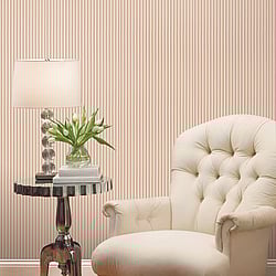 Galerie Wallcoverings Product Code: SY33932 - Simply Stripes 2 Wallpaper Collection Galerie Wallcoverings Product Code SY33932 - Simply Stripes 2 Wallpaper Collection - Light Ochre Red Colours - Ticking Stripe Design