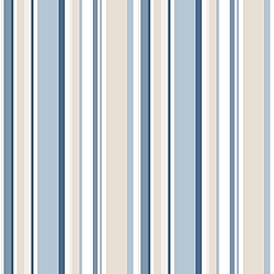 Galerie Wallcoverings Product Code: SY33963 - Simply Stripes 2 Wallpaper Collection Galerie Wallcoverings Product Code SY33963 - Simply Stripes 2 Wallpaper Collection - Navy Blue Beige Colours - Step Stripe Design