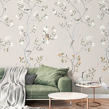 Galerie Wallcoverings Product Code 1911-2 - Spring Blossom Wallpaper Collection - Beige Colours -  