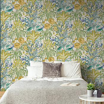 Galerie Wallcoverings Product Code 26727 - Tropical Wallpaper Collection - Pineapple Colours -  