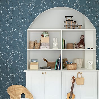 Galerie Wallcoverings Product Code 29024 - Resan Wallpaper Collection - Dark blue Colours -  