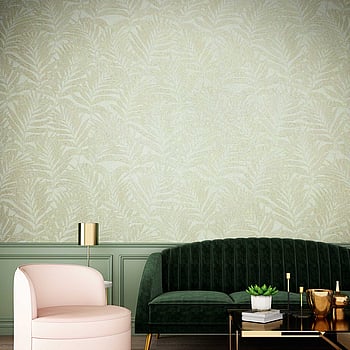 Galerie Wallcoverings Product Code 34003 - Hotel Wallpaper Collection - Green, Beige Colours -  