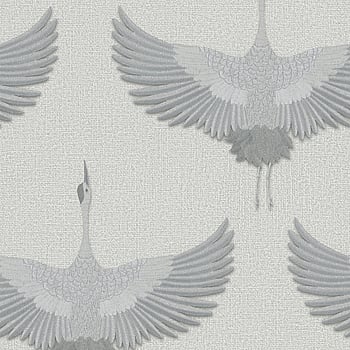 Galerie Wallcoverings Product Code 34530 - Kumano Wallpaper Collection - White, Grey Colours -  