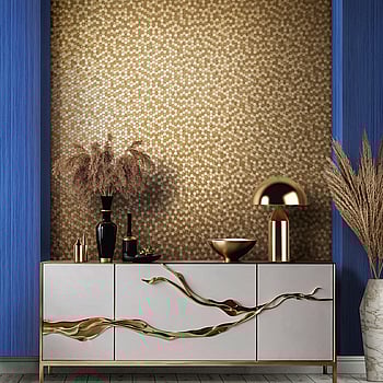 Galerie Wallcoverings Product Code 35815 - Fashion Icon Wallpaper Collection - Gold Colours -  