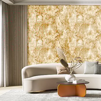 Galerie Wallcoverings Product Code 49352 - Stratum Wallpaper Collection - gold orange Colours -  