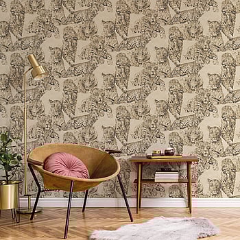 Galerie Wallcoverings Product Code BL22721 - Botanica Wallpaper Collection - Beige Colours -  