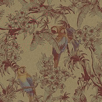 Galerie Wallcoverings Product Code ED13088 - Ted Baker Eden Wallpaper Collection - Gold Red Green Colours -  