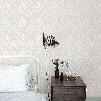 Galerie Wallcoverings Product Code G45013 - Vintage Roses Wallpaper Collection - Grey Colours -  