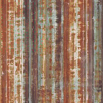 Galerie Wallcoverings Product Code G45358 - Grunge Wallpaper Collection - Orange Blue Gold Colours -  