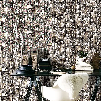 Galerie Wallcoverings Product Code G56205 - Nostalgie Wallpaper Collection - Bronze Brown Colours -  