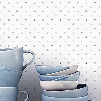 Galerie Wallcoverings Product Code G67898 - Miniatures 3 Wallpaper Collection - Blue White Colours -  