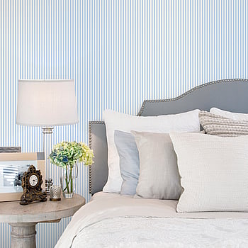 Galerie Wallcoverings Product Code G67908 - Smart Stripes 3 Wallpaper Collection - Blue White Colours -  