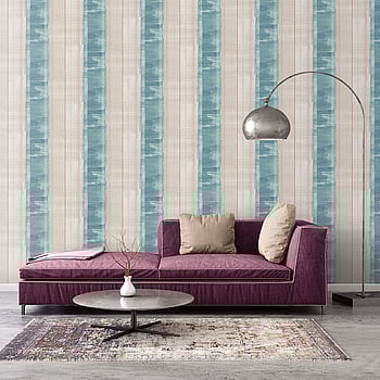 Galerie Wallcoverings Product Code G78276 - Atmosphere Wallpaper Collection - Turquoise Magenta Colours -  