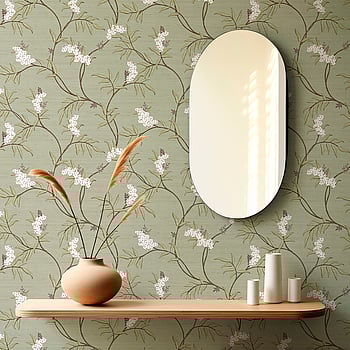 Galerie Wallcoverings Product Code IS33305 - Italian Silks And Damasks Wallpaper Collection - Green Colours -  