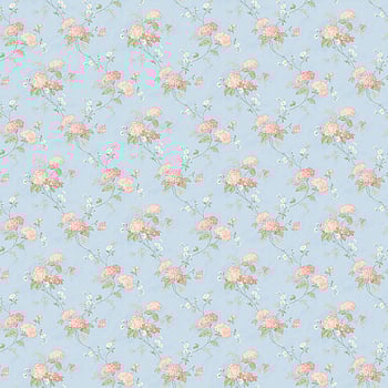 Galerie Wallcoverings Product Code PF38149 - Pretty Prints Wallpaper Collection - Blue, Pink, Green Colours -  
