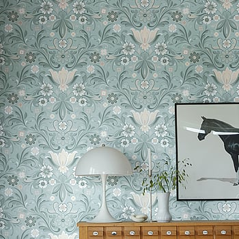 Galerie Wallcoverings Product Code S24111 - Sommarang 2 Wallpaper Collection - Turquoise Colours -  