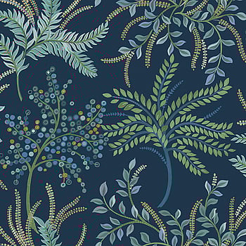 Galerie Wallcoverings Product Code TJ40412 - Mulberry Tree Wallpaper Collection - Blue Colours -  