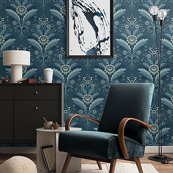 Galerie Wallcoverings Product Code TJ40612 - Mulberry Tree Wallpaper Collection - Blue Colours -  