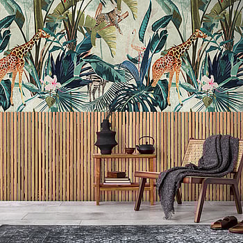 Galerie Wallcoverings Product Code WH45221M - Welcome Home Murals Wallpaper Collection - Blue, Brown, Multi-colour Colours -  