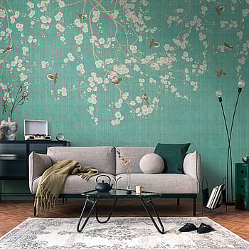 Galerie Wallcoverings Product Code WH45284M - Welcome Home Murals Wallpaper Collection - Blue, Cream, Green Colours -  